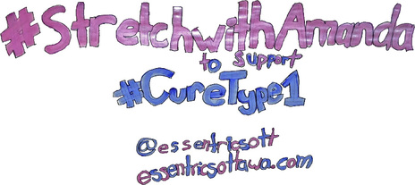 #StretchwithAmanda to support #CureType1